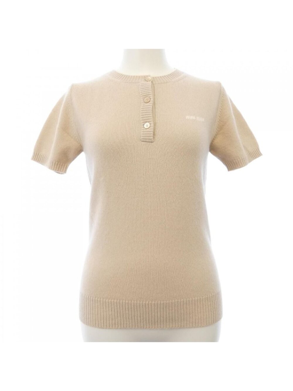 Miu Miu Logo Knit Sweater